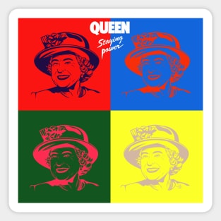 Queen Staying Power Sticker